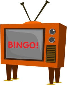 welcome blank tv bingo card